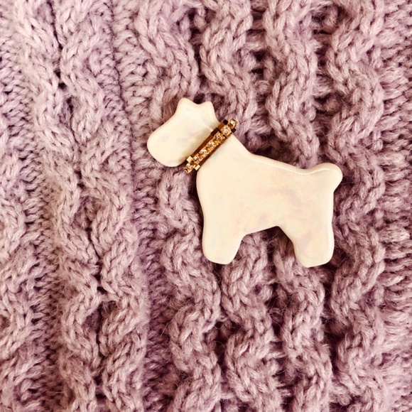 1 of a Kind Dog Brooch - Picture 2 of 6